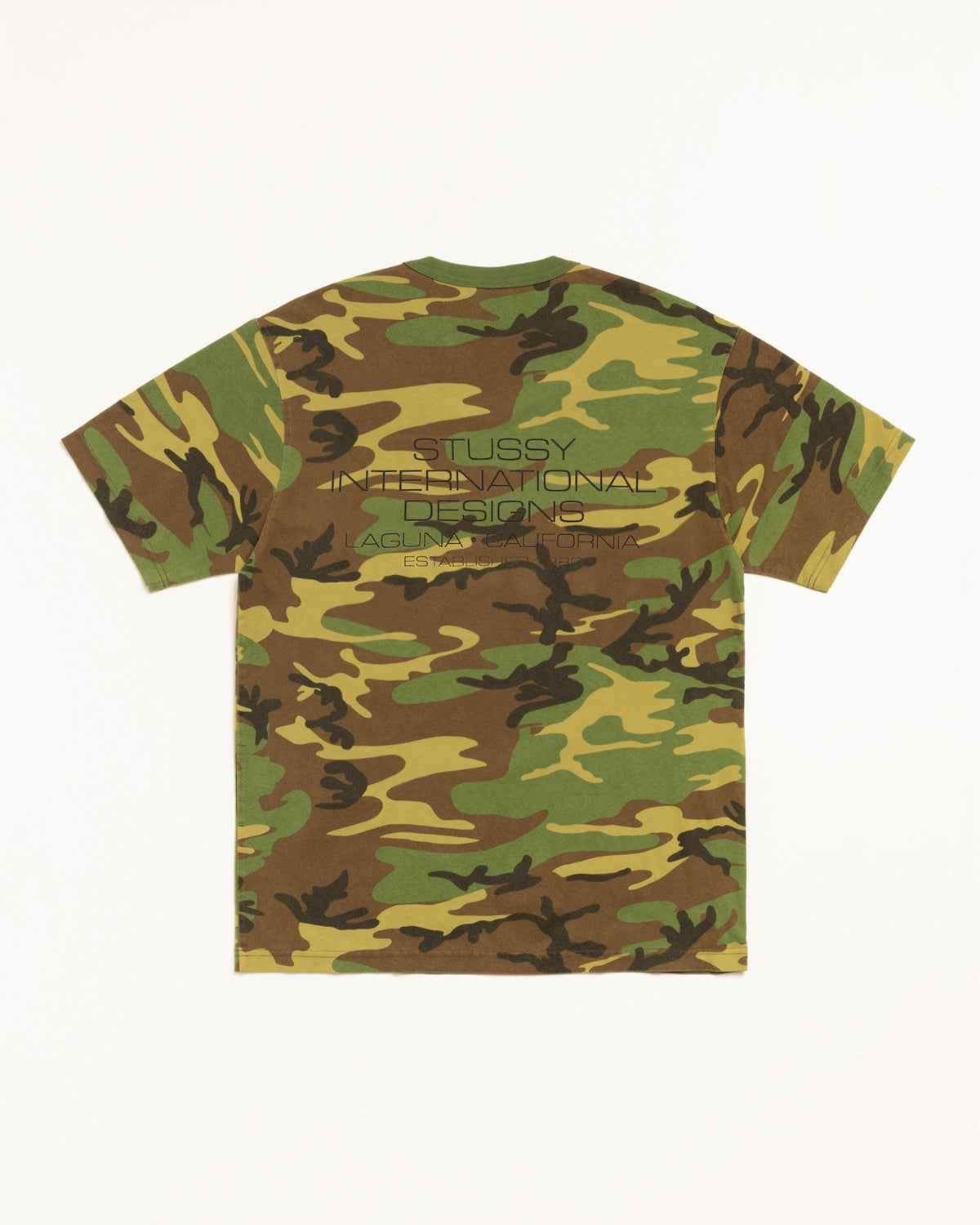 International Design Tee Pigment Dyed – Camo | Tees | Stüssy Japan