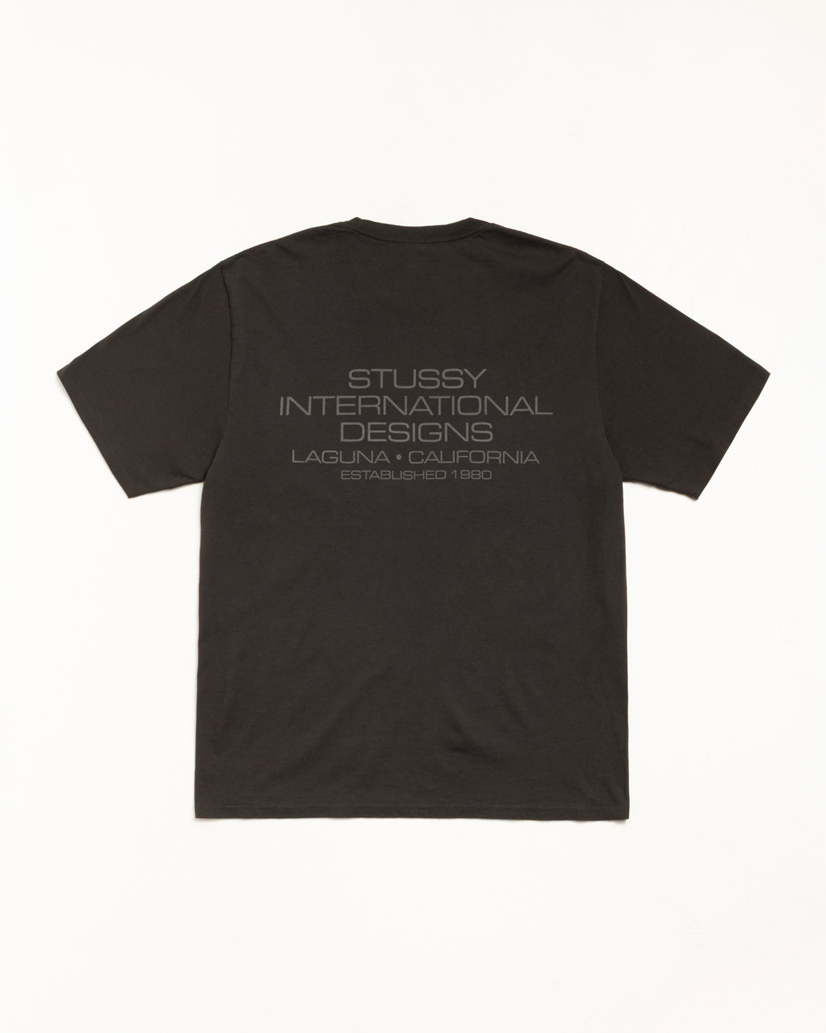 International Design Tee Pigment Dyed – Faded Black | Tees 