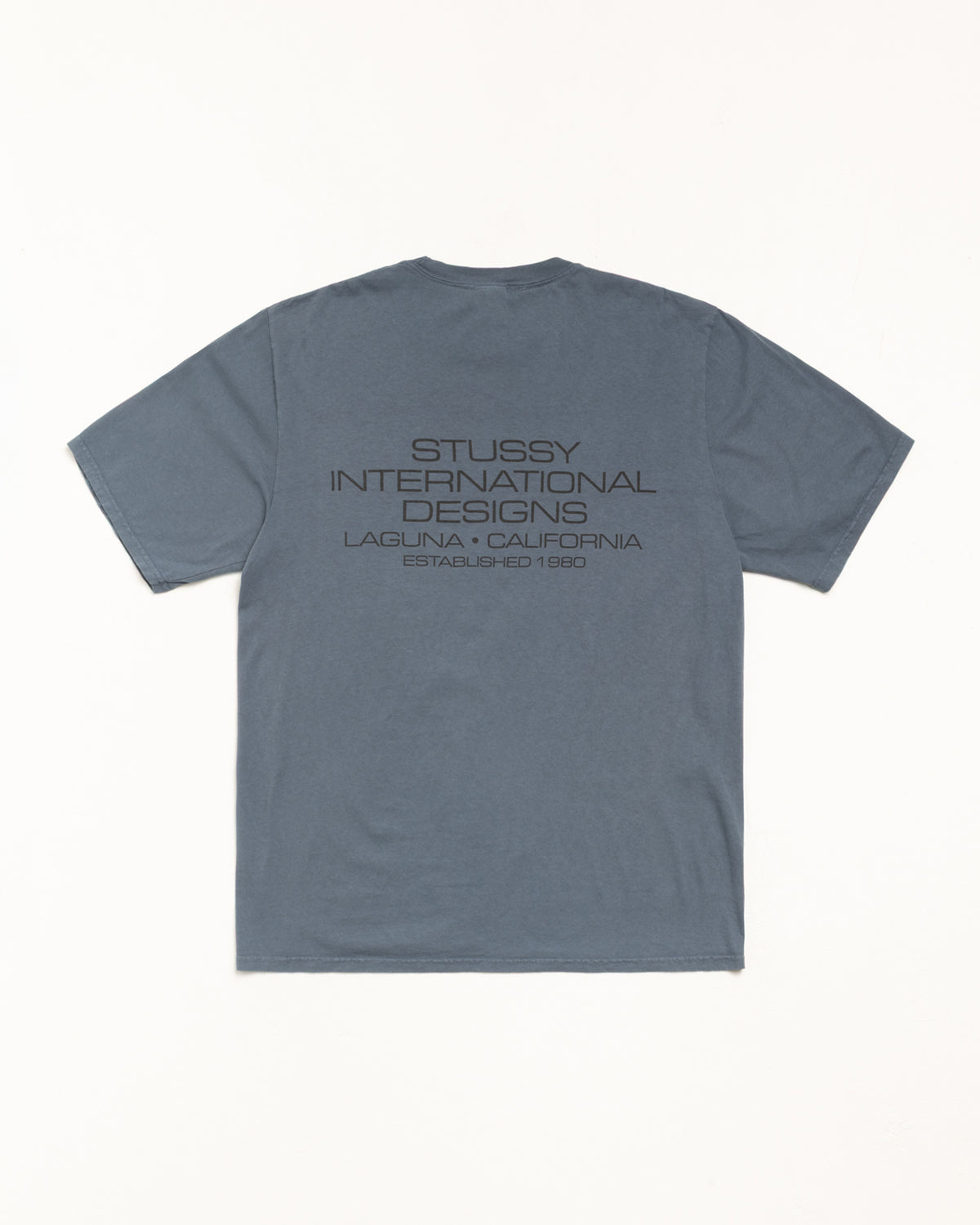 International Design Tee Pigment Dyed – Navy | Tees | Stüssy Japan