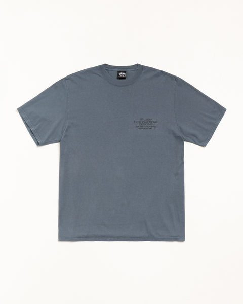 International Design Pig Dyed Mens Short Sleeve In Navy