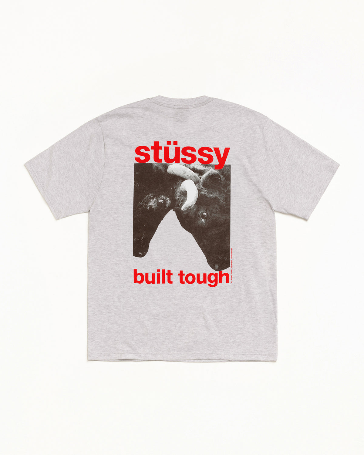 Built Tough Tee – Ash Heather | Tees | Stüssy Japan