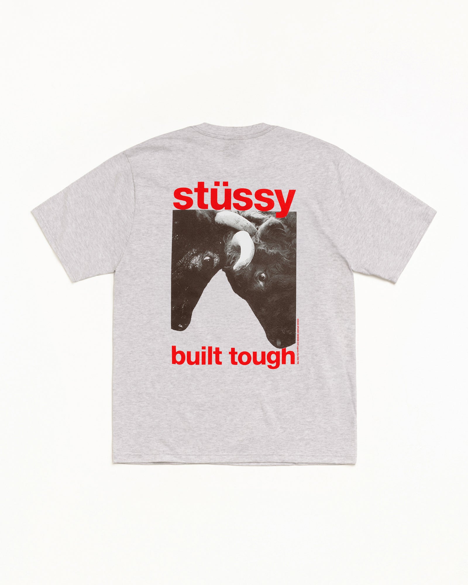 Built Tough Tee Mens Short Sleeve In Ash Heather