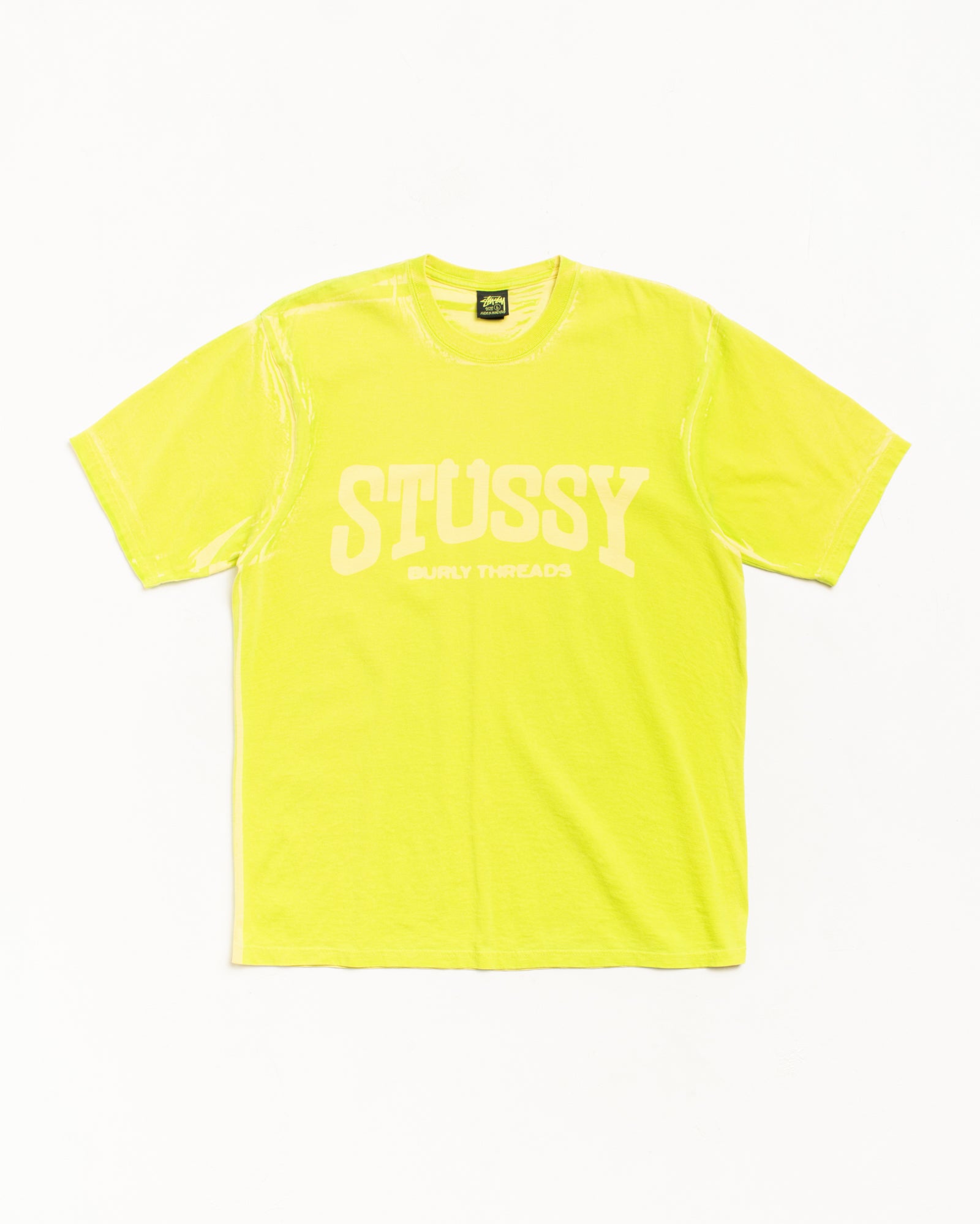 Burly Tee Mens Short Sleeve In Lemon
