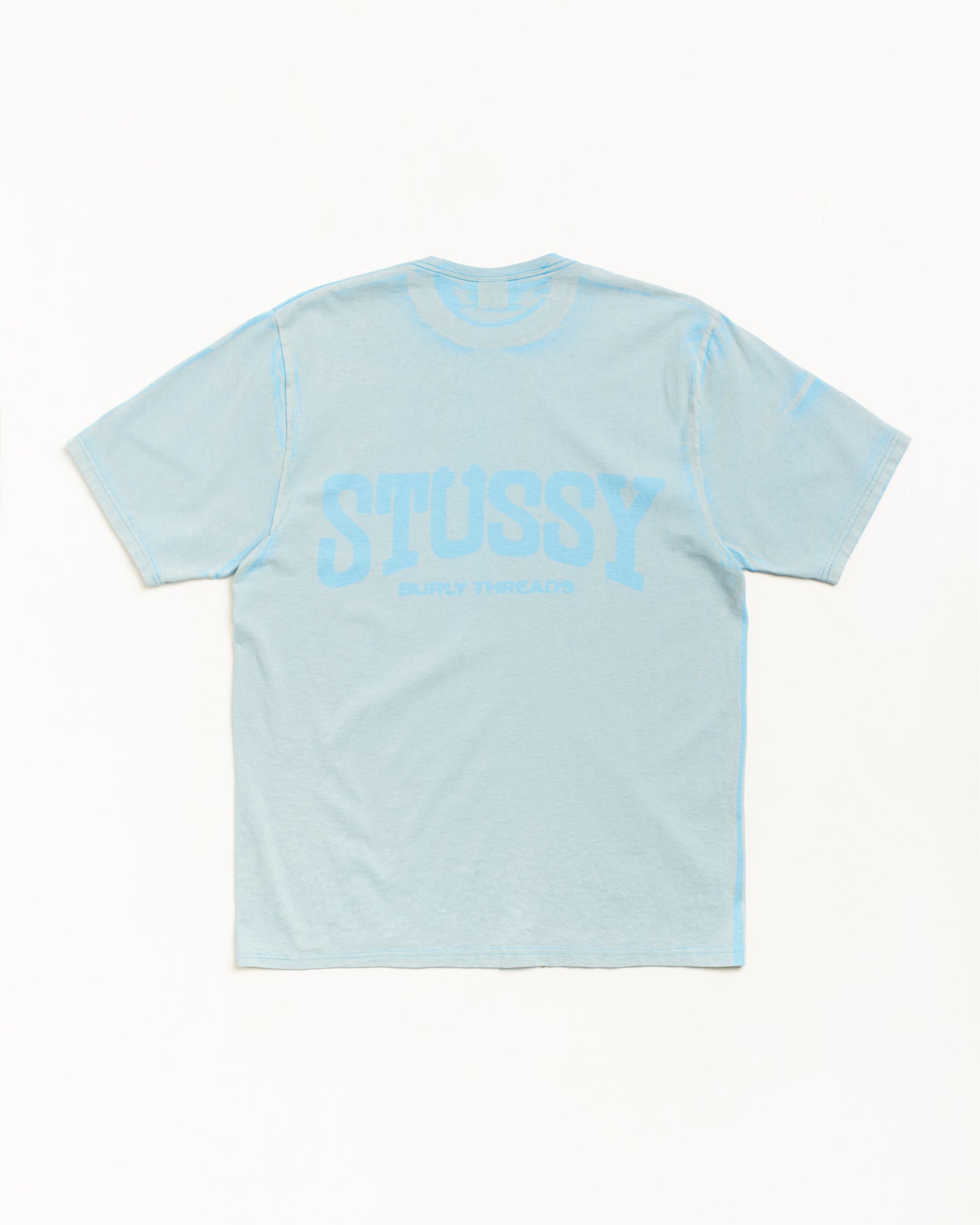 Burly Tee Mens Short Sleeve In Sky Blue