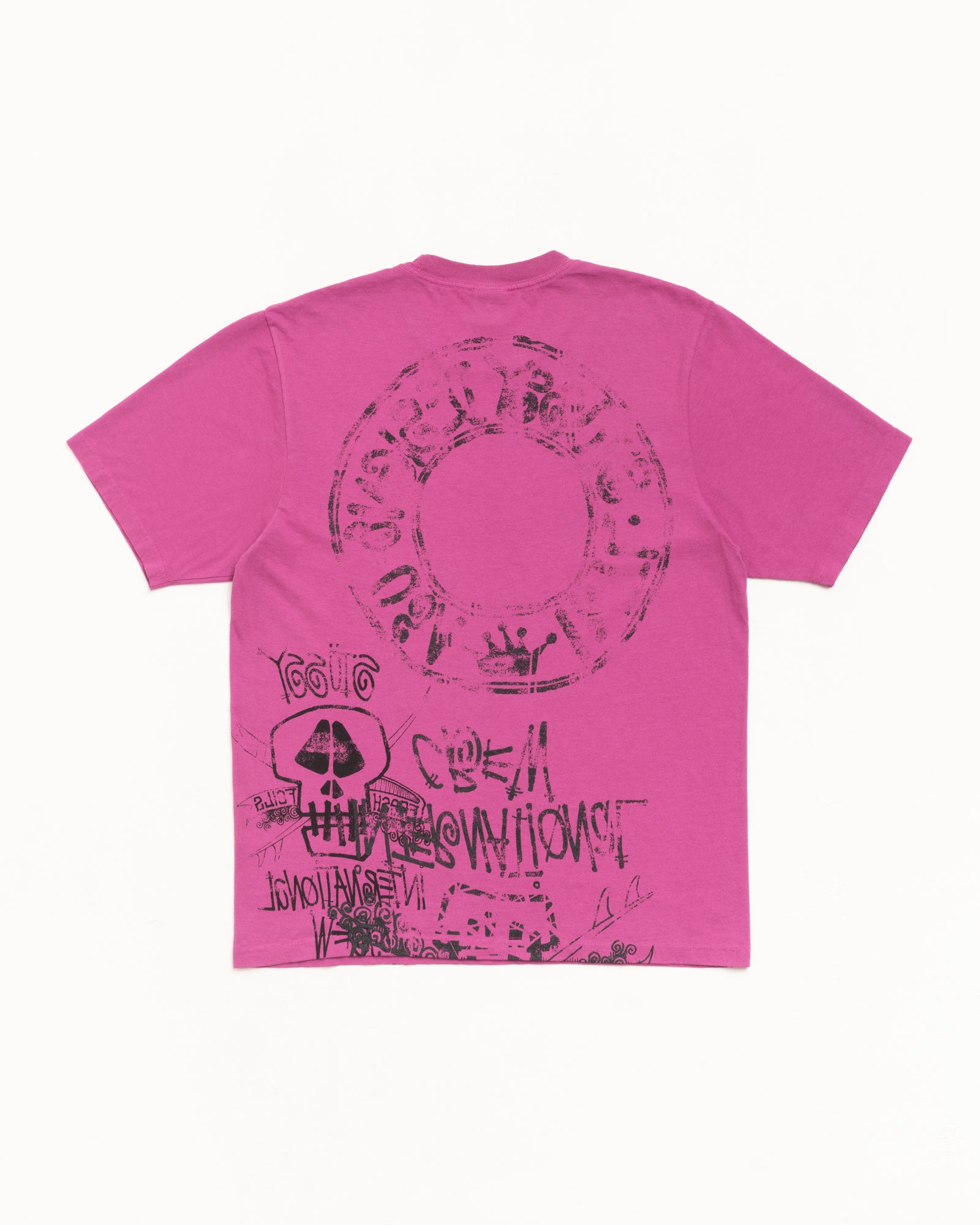 Skulls Pigment Dyed Tee - Mens Short Sleeve T-Shirt | Stussy