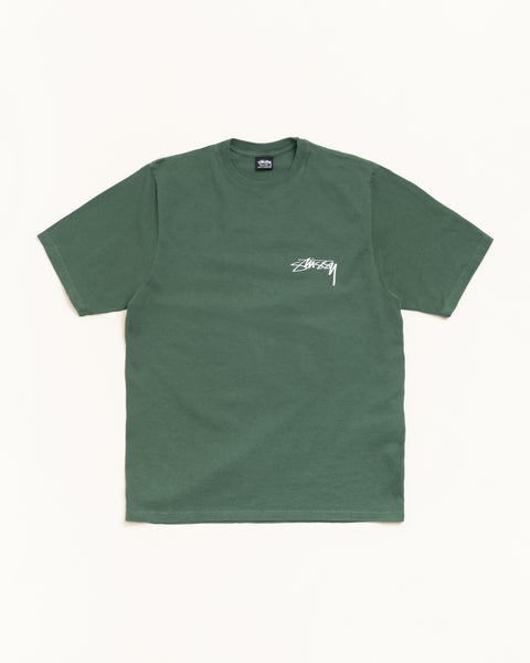 Skate Stack Pig. Dyed Tee Mens Short Sleeve In Pine