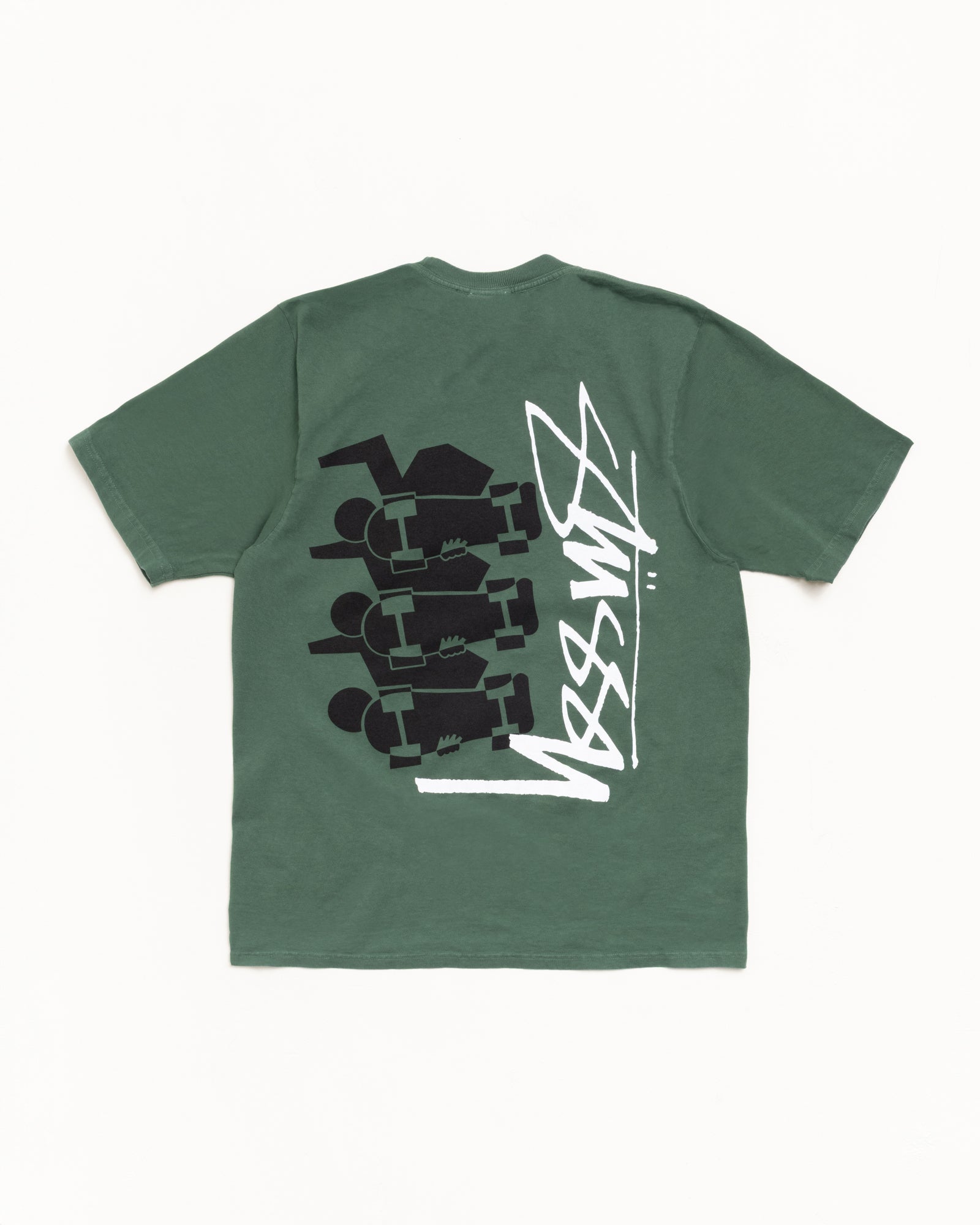 Skate Stack Tee Pigment Dyed – Pine | Tees | Stüssy Japan