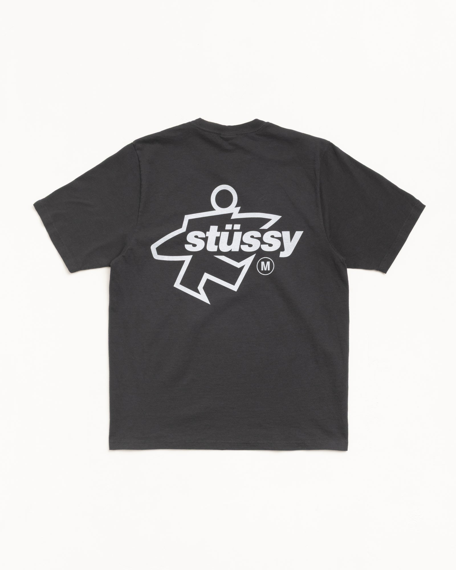 Surf Size Tee Pigment Dyed – Faded Black | Tees | Stüssy Japan