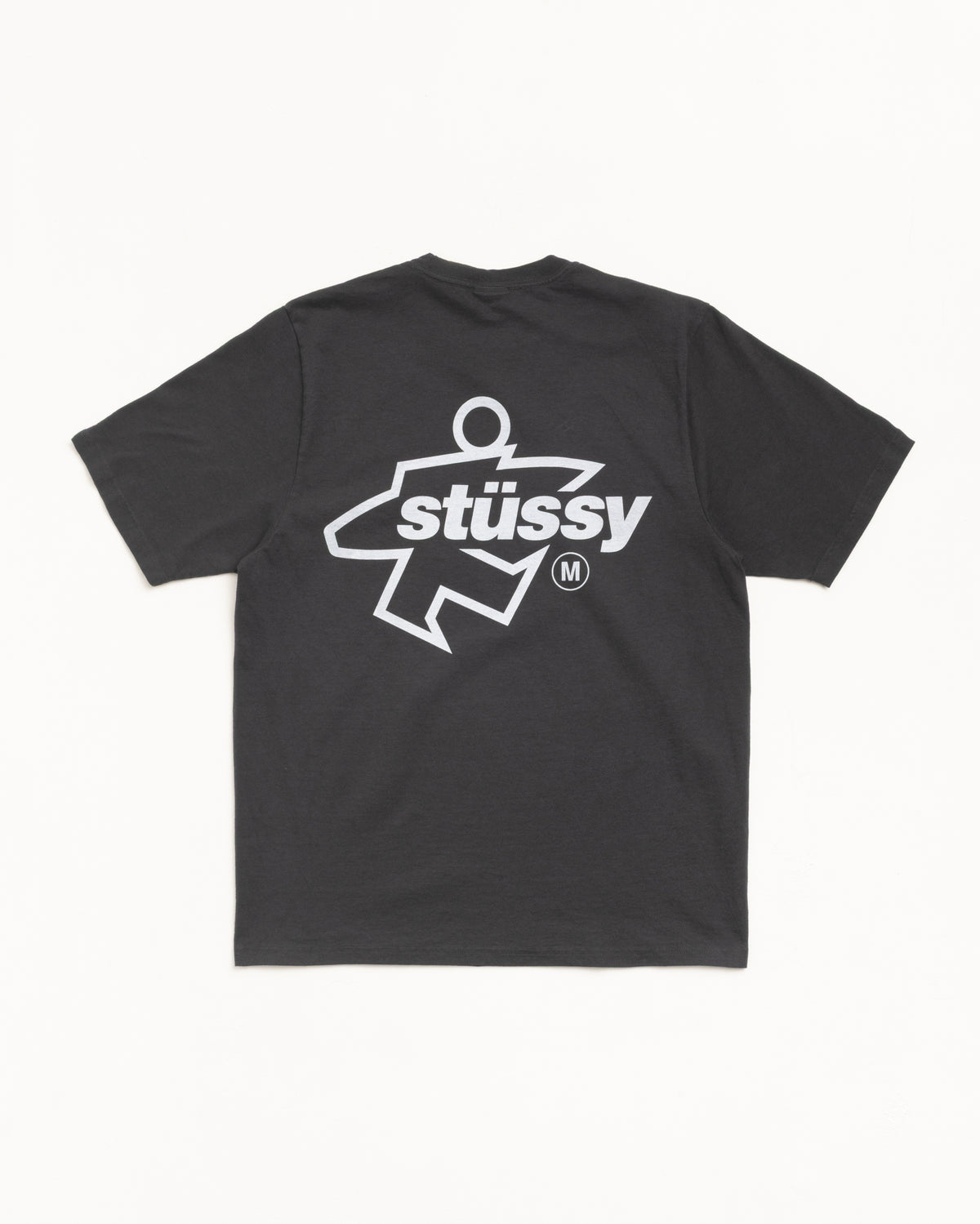 Surf Size Tee Pigment Dyed – Faded Black | Tees | Stüssy Japan