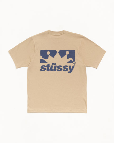 Box Crown Tee Mens Short Sleeve In Khaki