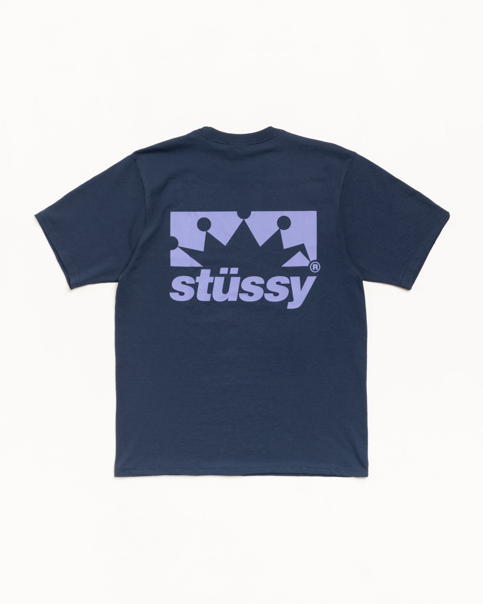 Box Crown Tee – Navy | Tees | Stüssy Japan