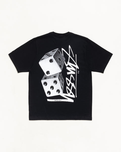 Tall Dice Tee Mens Short Sleeve In Black