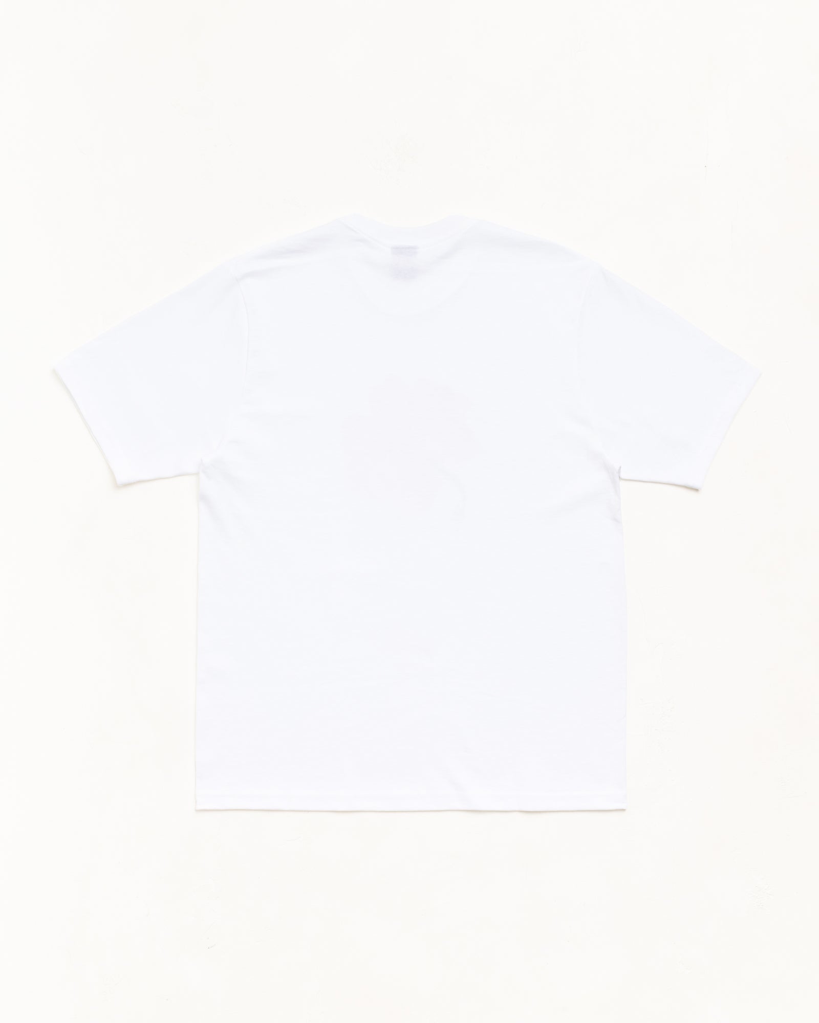 S Flower Tee Unisex Short Sleeve In White