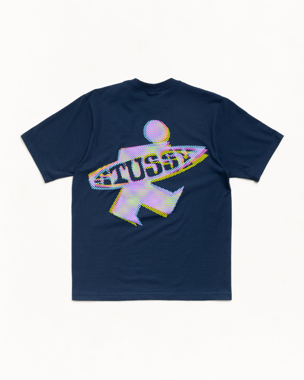 Dot Surf Puff Print Tee – Navy | Tees | Stüssy Japan