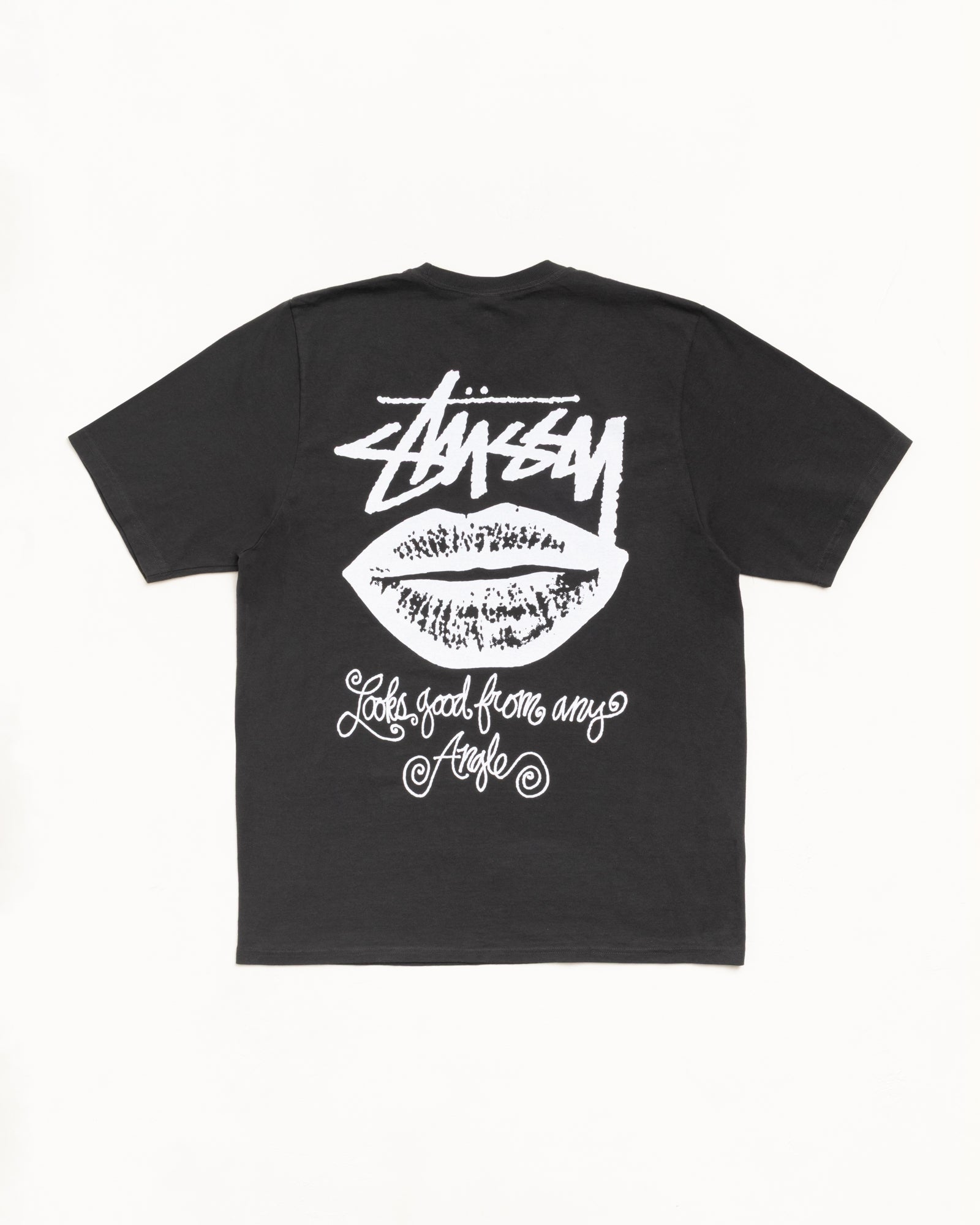 Any Angle Tee Pigment Dyed - フェイデッドブラック | Tees | Stüssy
