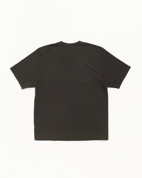 Garment Co. Pig. Dyed Tee Unisex Short Sleeve In Faded Black