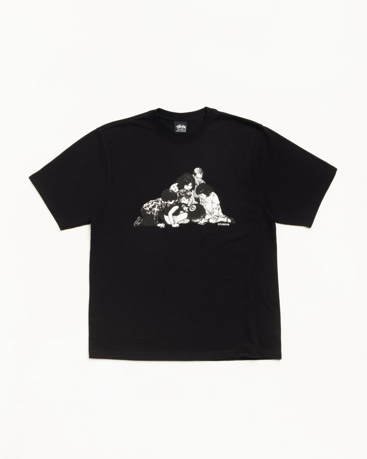Kids Tee Unisex Short Sleeve In Black