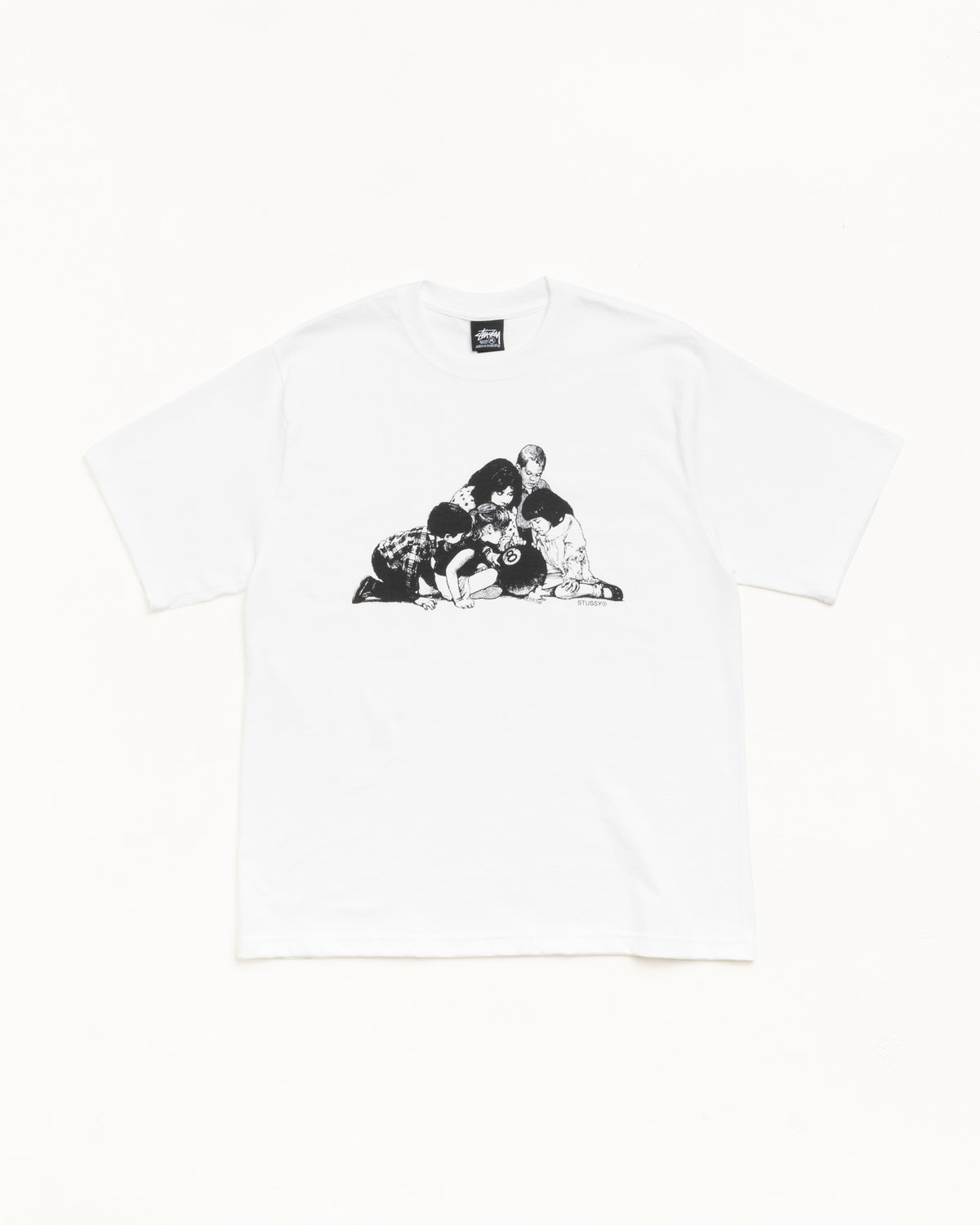 Kids Tee Unisex Short Sleeve In White
