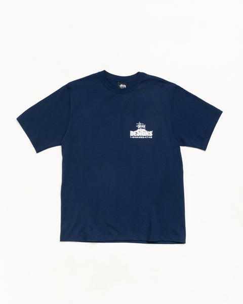 Designs Tee Unisex Short Sleeve In Navy
