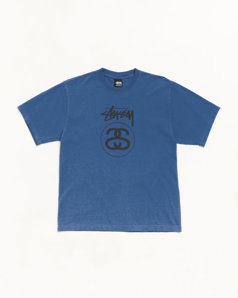 Stock Link Tee Unisex Short Sleeve In Blue