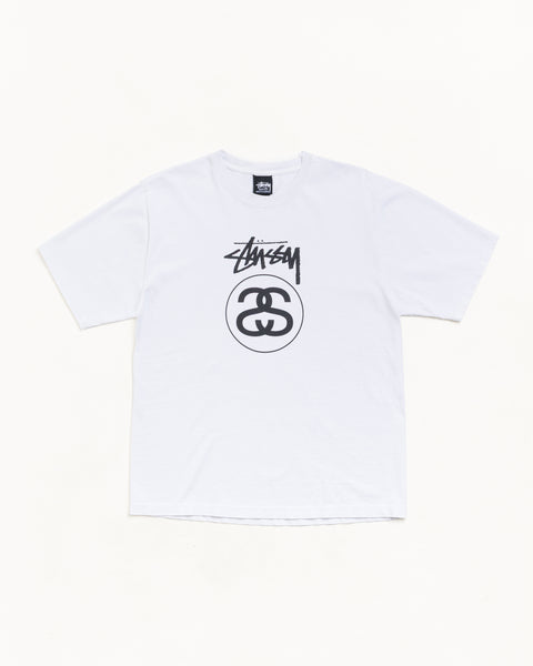 Stock Link Tee Unisex Short Sleeve In White