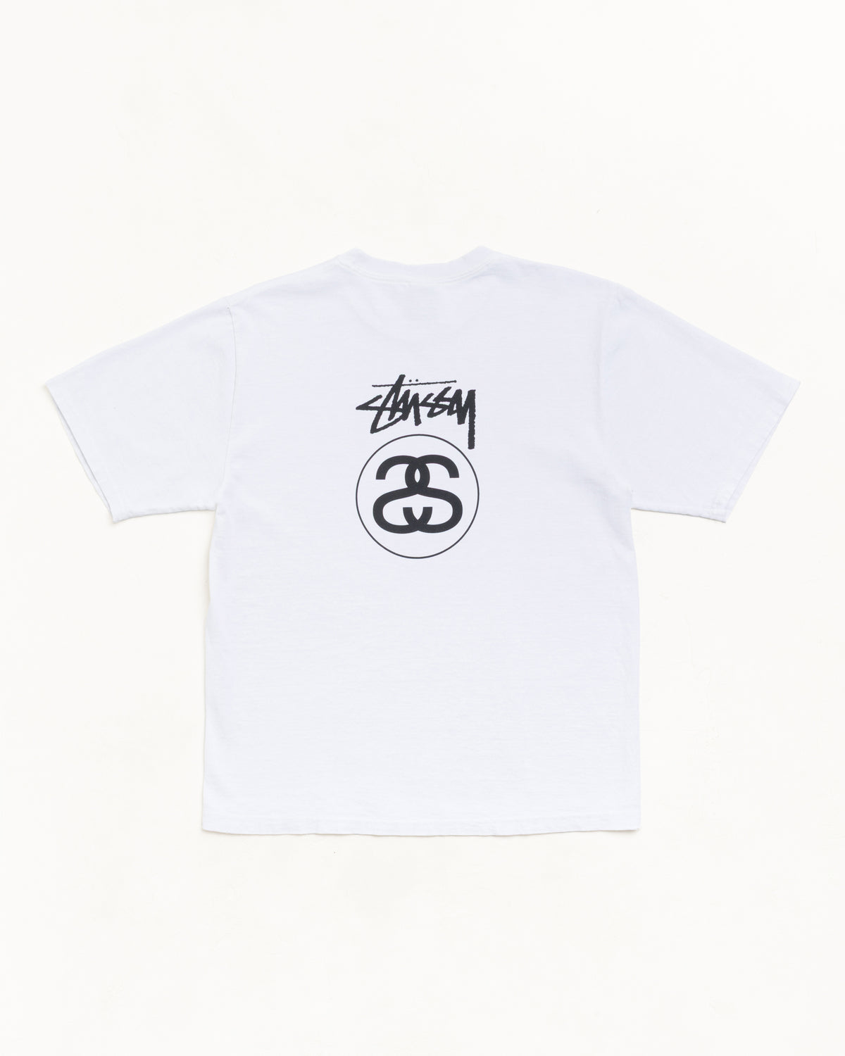 Stock Link Tee Unisex Short Sleeve In White