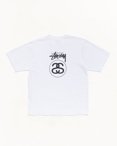 Stock Link Tee Unisex Short Sleeve In White