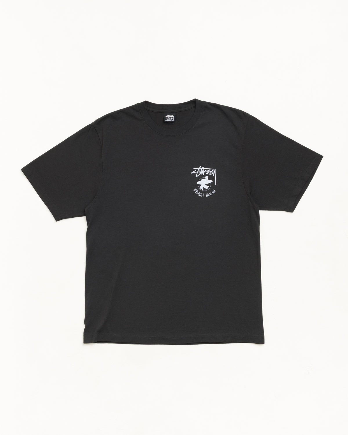 Stand Firm Pig. Dyed Tee Unisex Short Sleeve In Faded Black