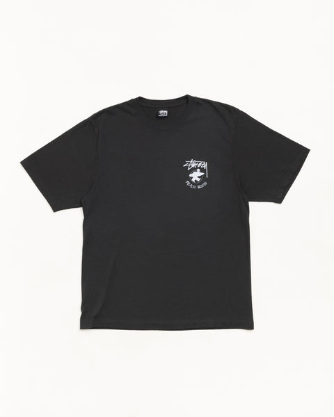 Stand Firm Pig. Dyed Tee Unisex Short Sleeve In Faded Black