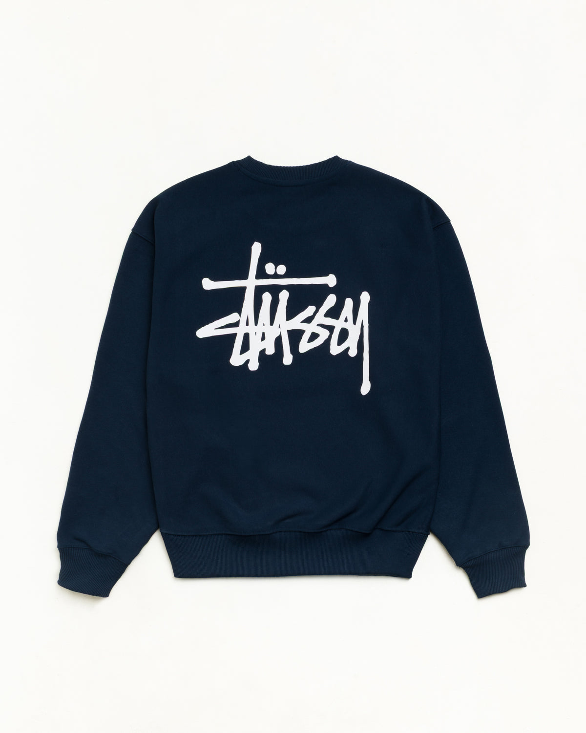 Basic Stüssy Crew - Navy | Crew Sweats | Stüssy Japan
