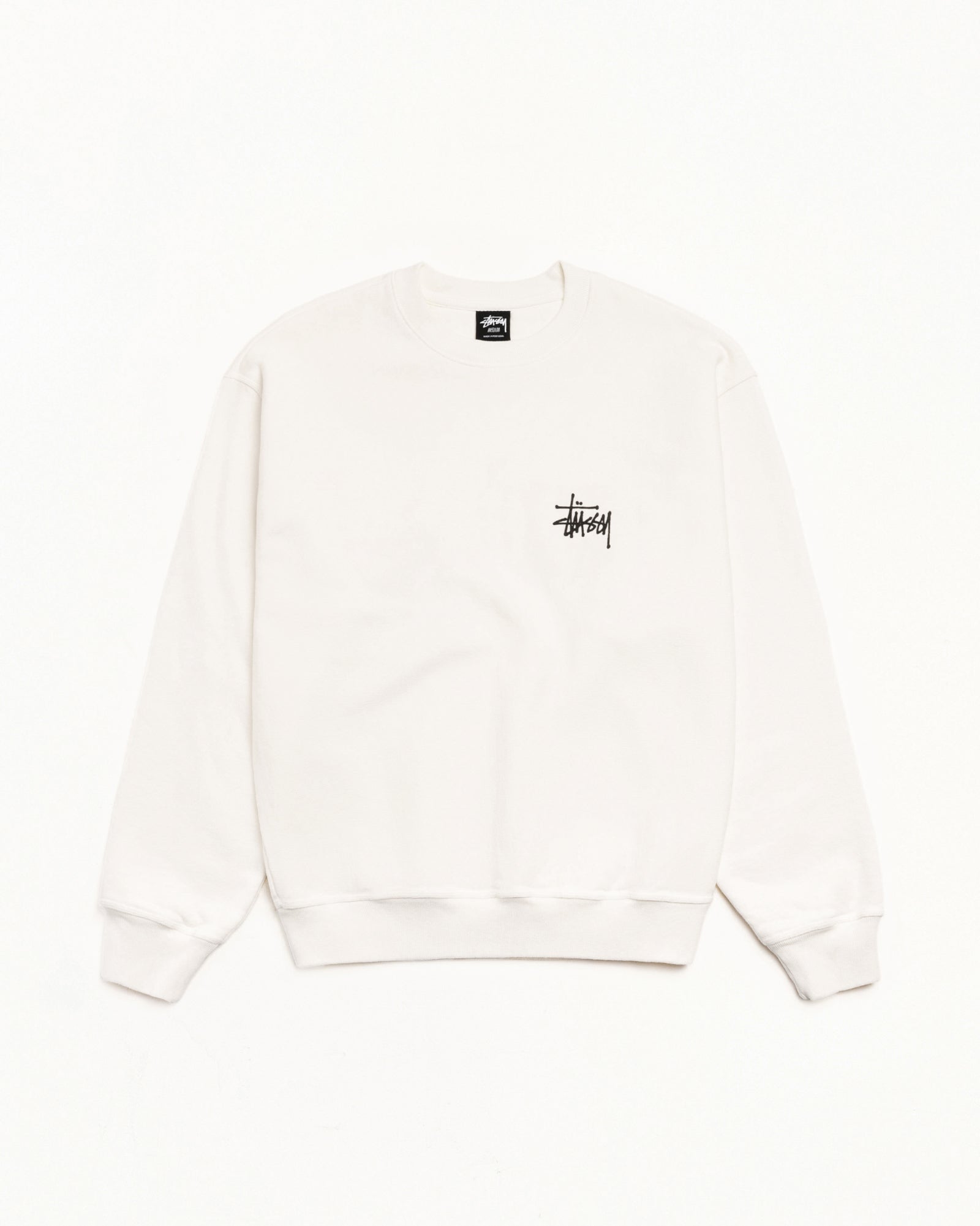 公式25SS BASIC STUSSY PIGMENT DYED ロンT白　M 25SS BASIC STUSSY PIGMENT DYED ロンT白 M