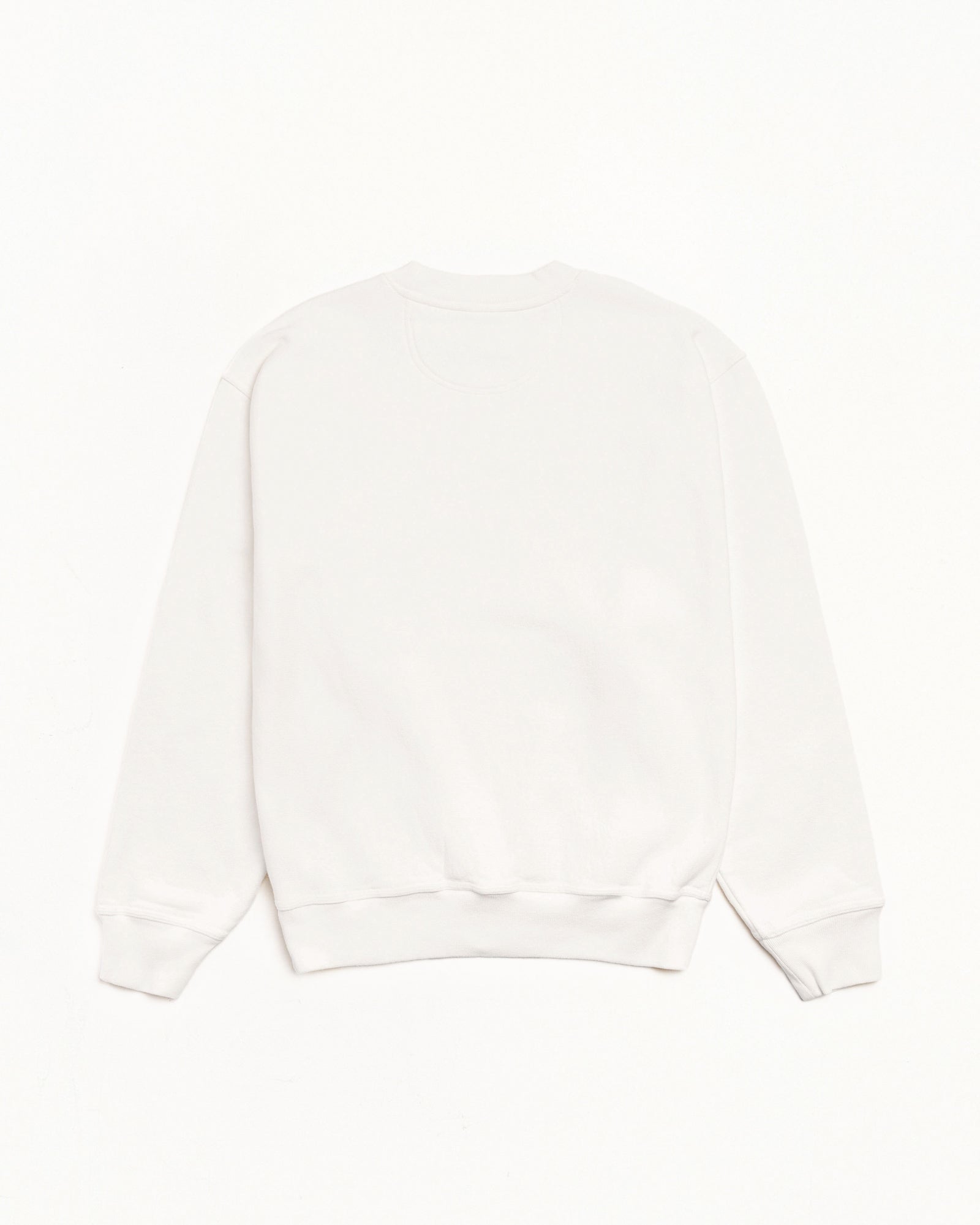 Stussy Wear Pig. Dyed Crew Mens Long Sleeve In Natural
