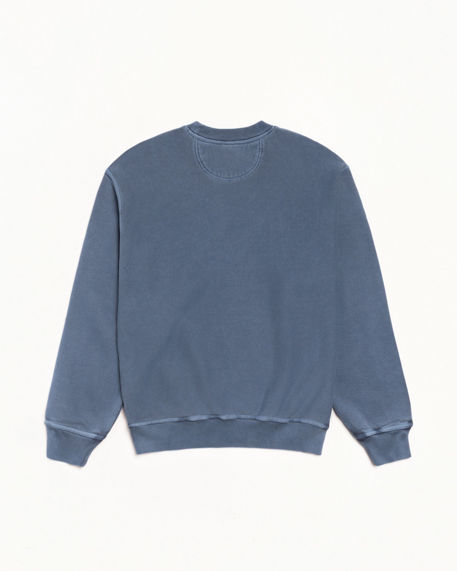 Stussy Wear Pig. Dyed Crew Mens Long Sleeve In Navy