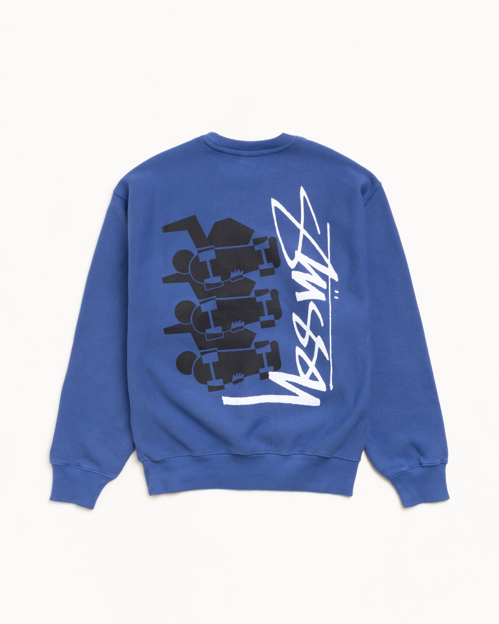 Skate Stack Crew – Indigo | Crew Sweats | Stüssy Japan