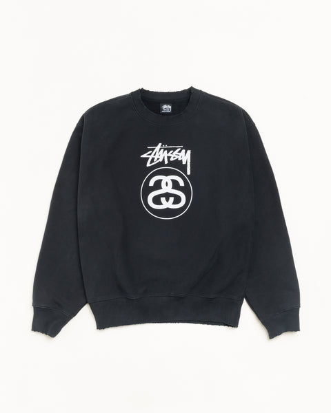 Stock Link Crew Unisex Long Sleeve In Black