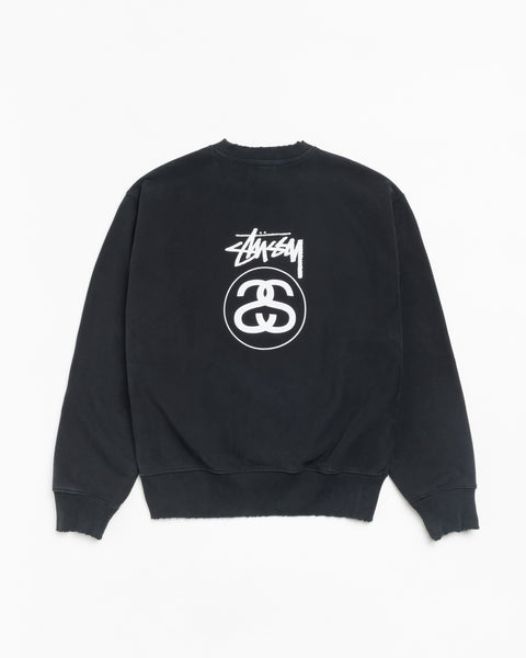 Stock Link Crew Unisex Long Sleeve In Black