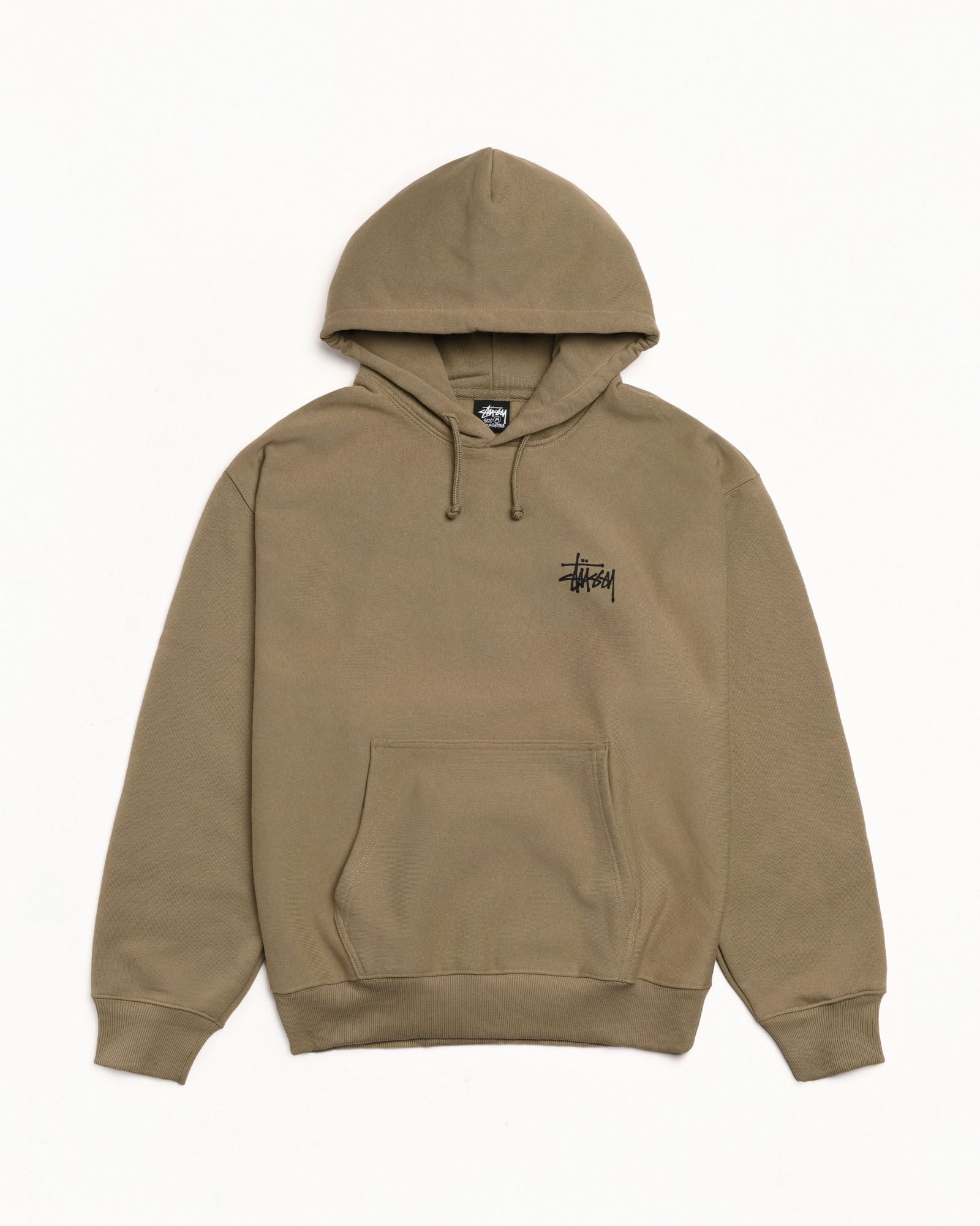 Basic Stussy Hood Mens Long Sleeve In Army