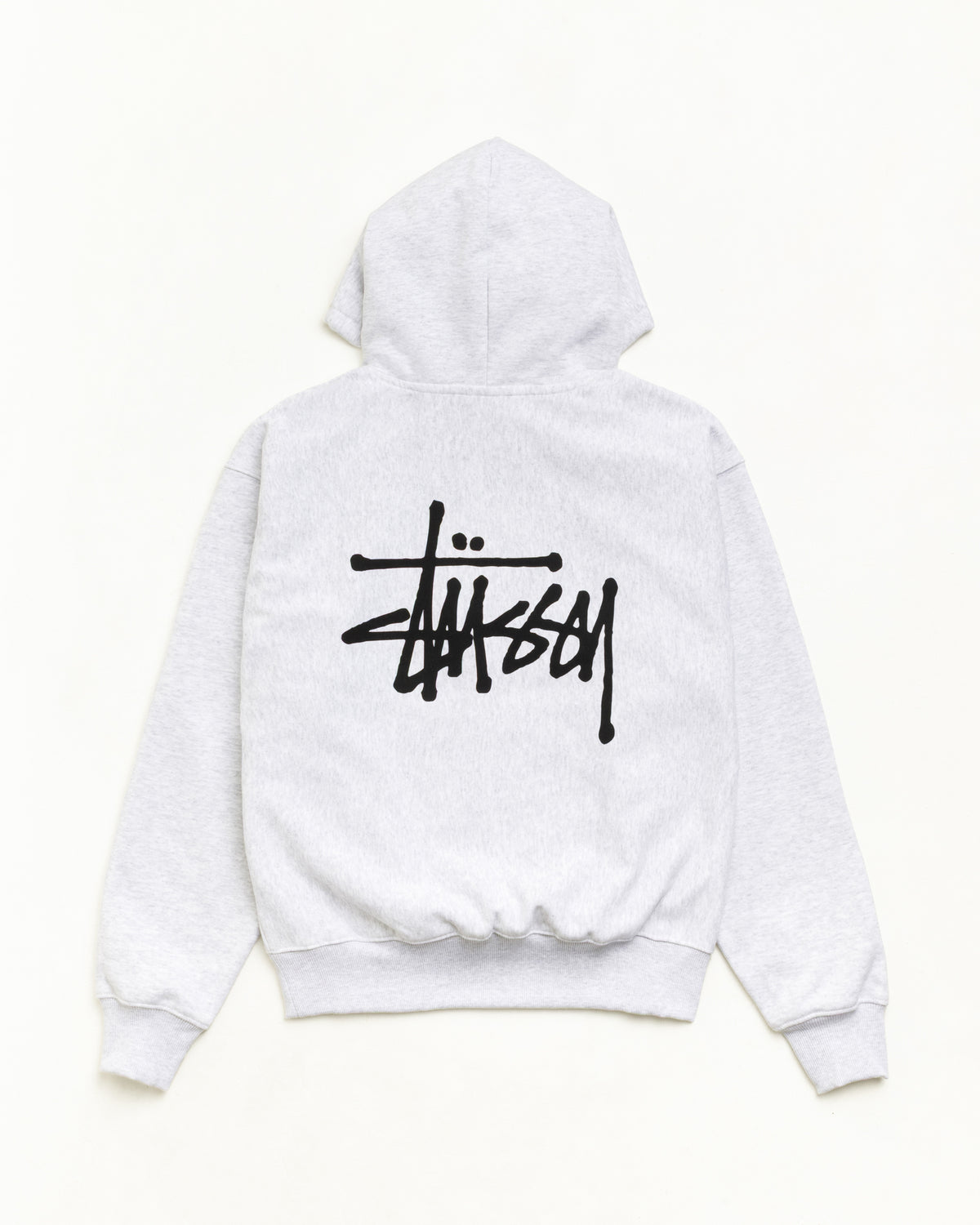 Basic Stüssy Hoodie – Ash Heather | Tee & Sweats | Stüssy Japan