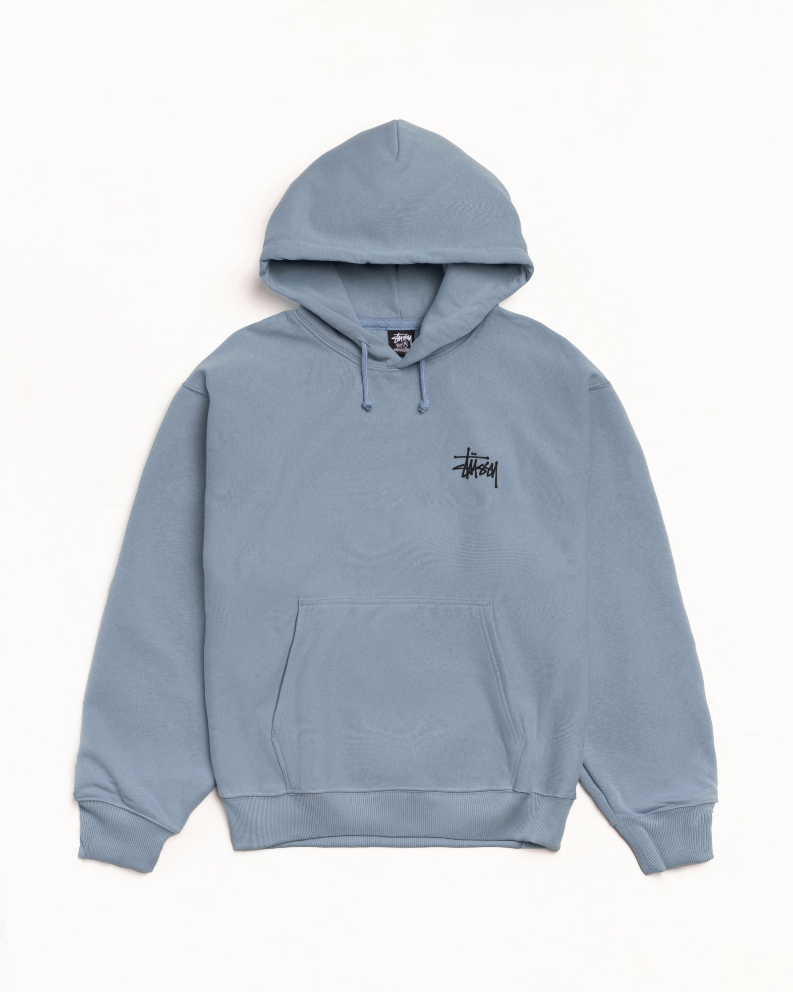 Basic Stussy Hood Mens Long Sleeve In Slate