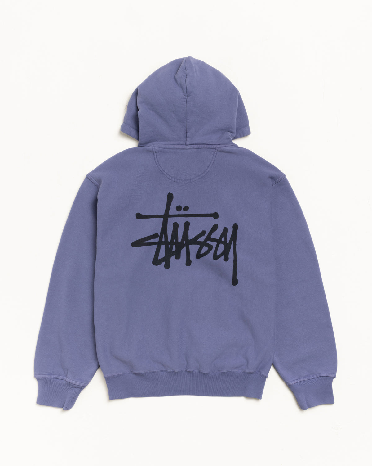Basic Stüssy Hoodie Pigment Dyed – Grape | Sweats | Stüssy Japan
