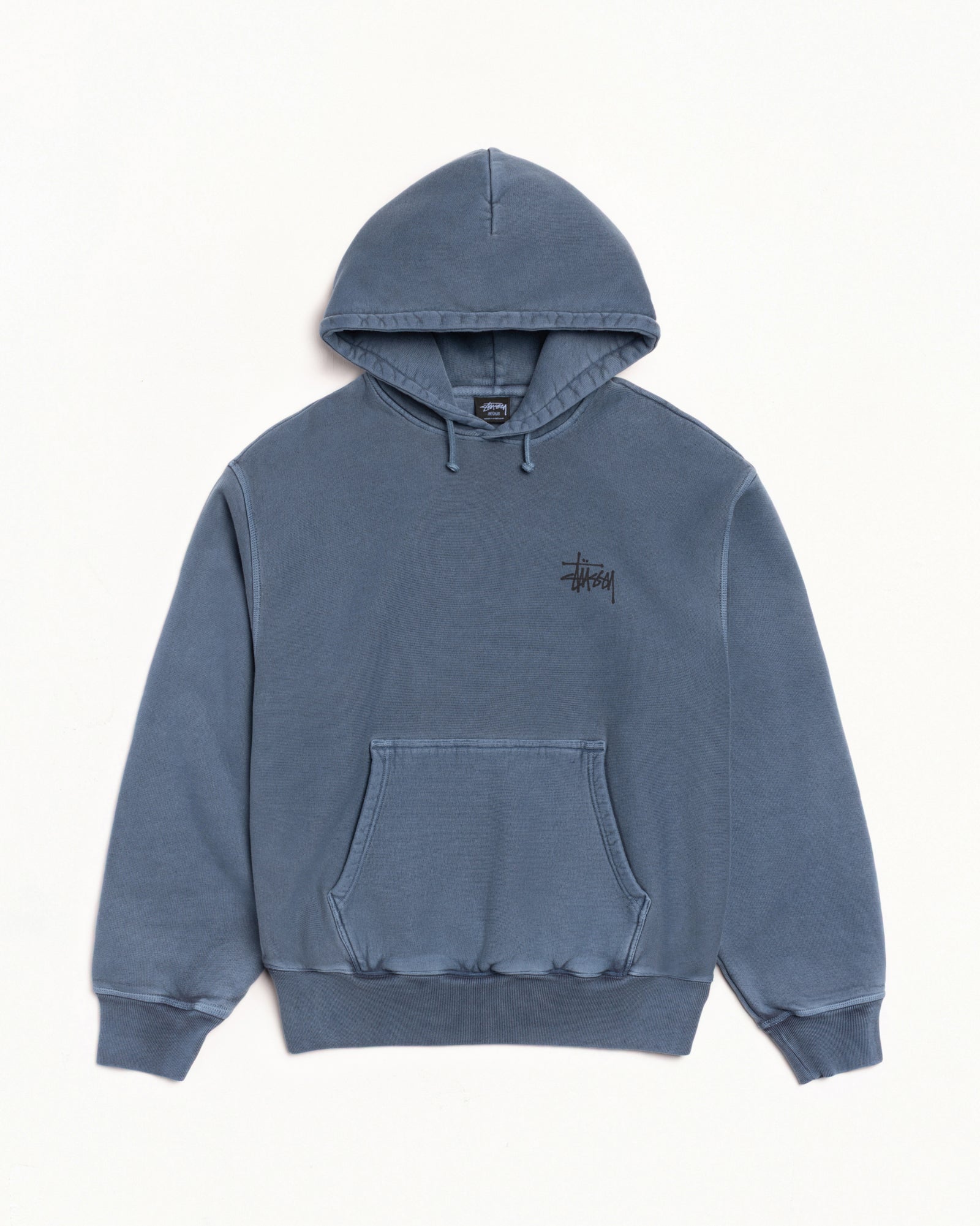 トップス 23AW STUSSY IST HOODIE PIGMENT DYED Basic Stüssy Hoodie Pigment Dyed – Navy | Tee & Sweats | Stüssy Japan