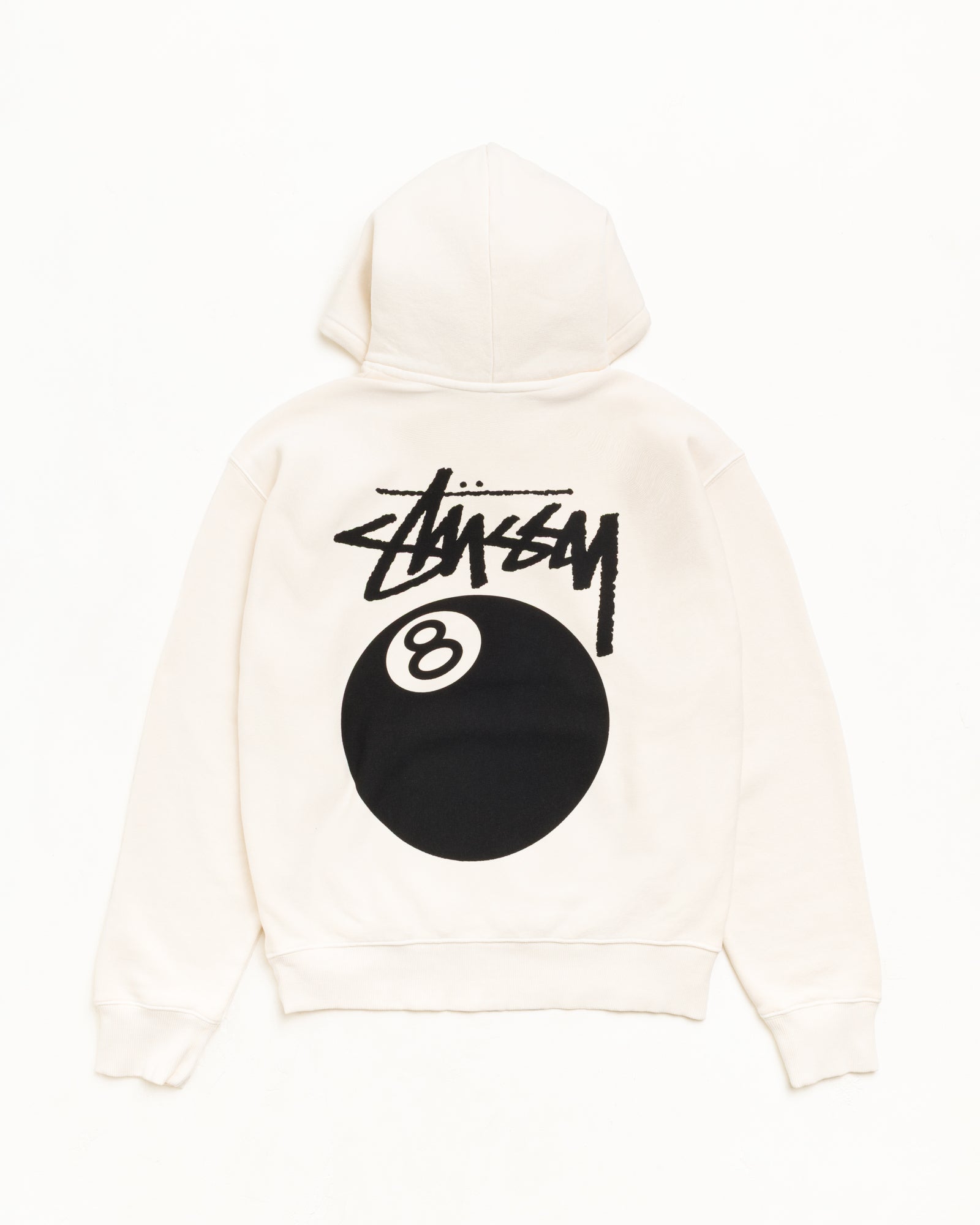 8 Ball Hoodie Garment Dyed – Bone | Sweats | Stüssy Japan