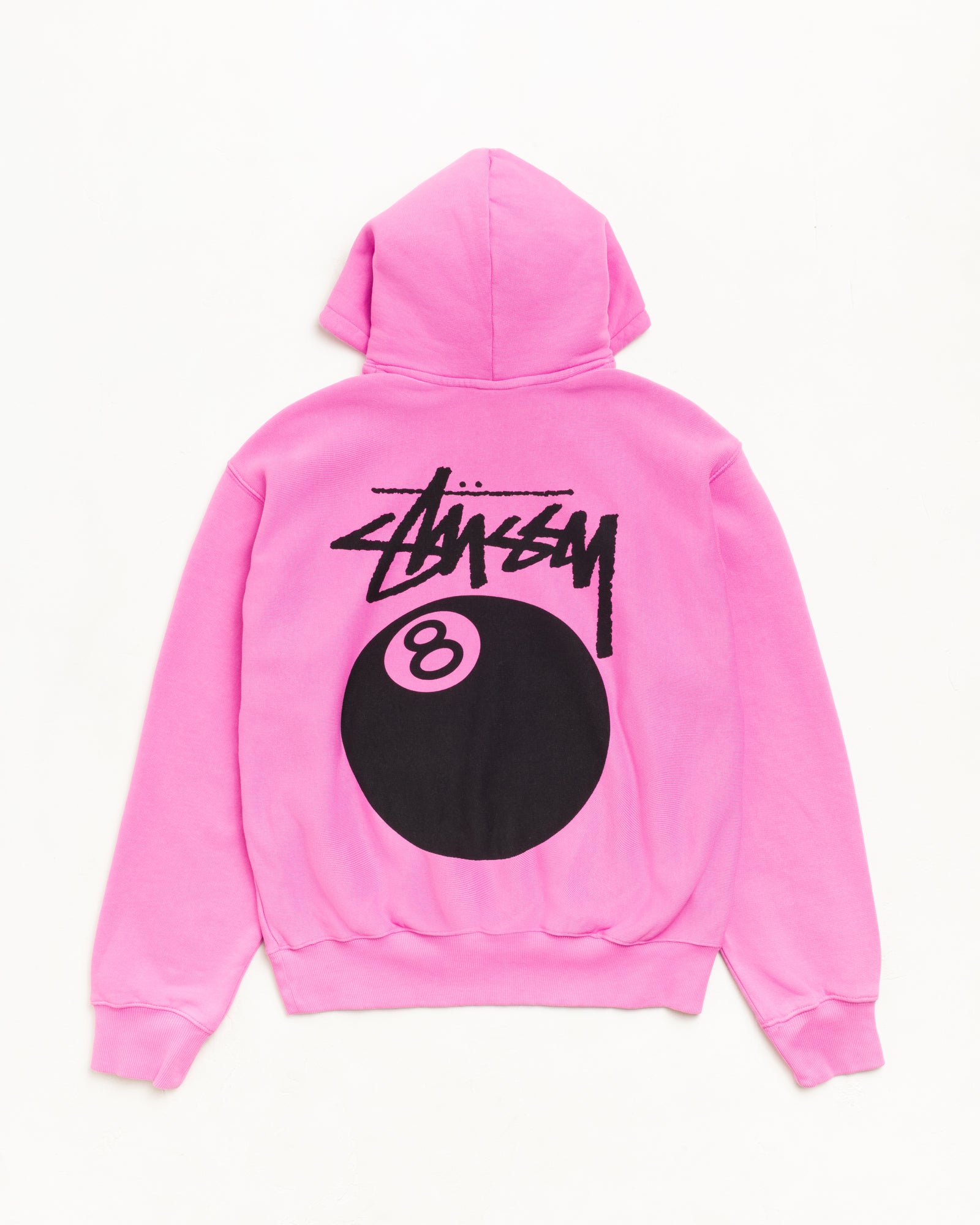 8 Ball Hoodie Garment Dyed – Pink | Sweats | Stüssy Japan