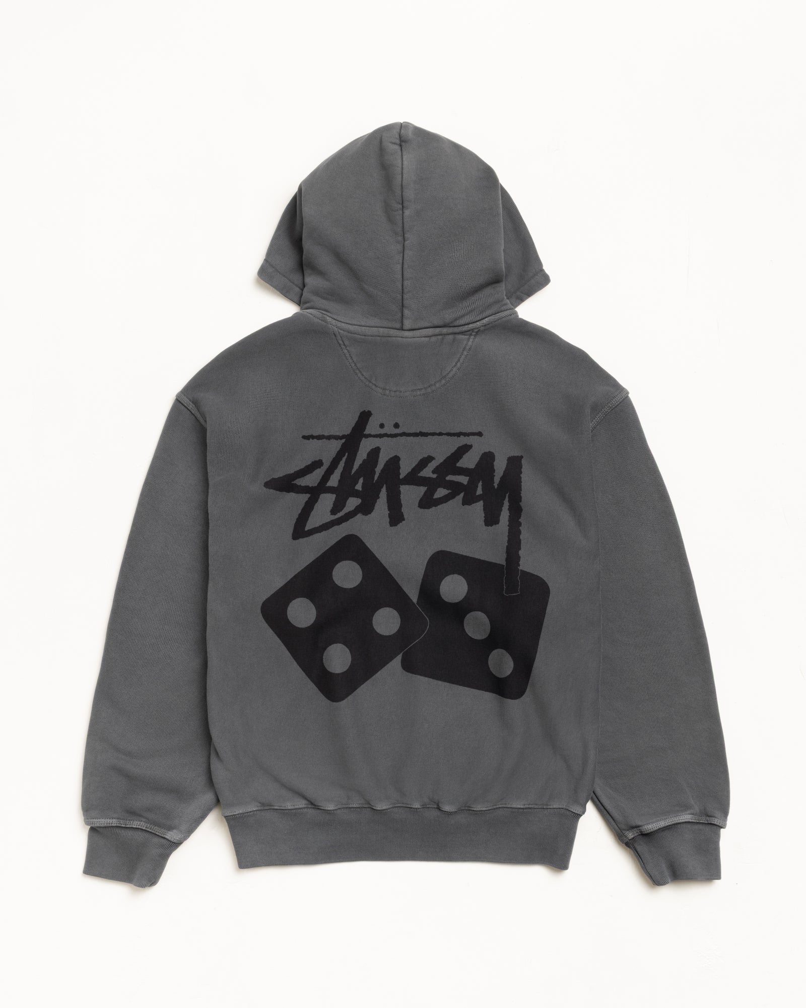 Dice Hoodie Pigment Dyed – Black | Sweats | Stüssy Japan