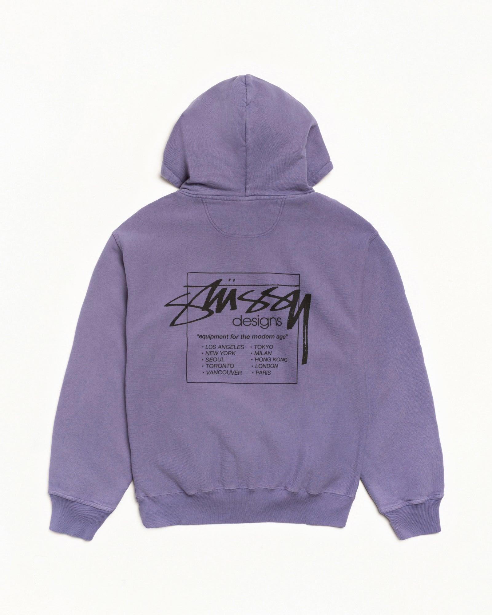 Modern Age Hoodie Pigment Dyed – Grape | Sweats | Stüssy Japan