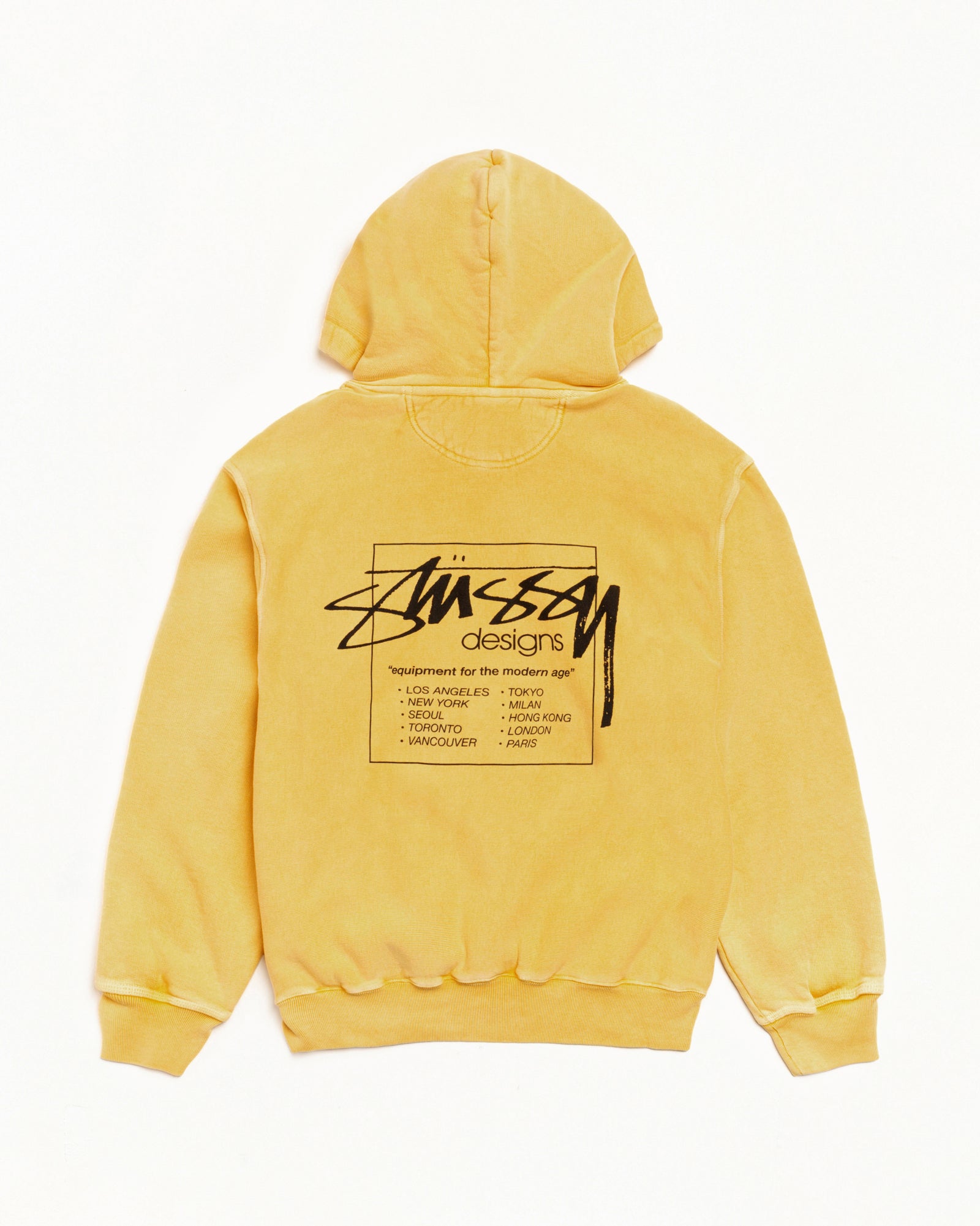 Modern Age Hoodie Pigment Dyed – Yellow | Sweats | Stüssy Japan