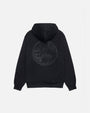 DOT STAMP HOODIE PIGMENT DYED