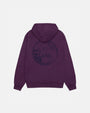 DOT STAMP HOODIE PIGMENT DYED