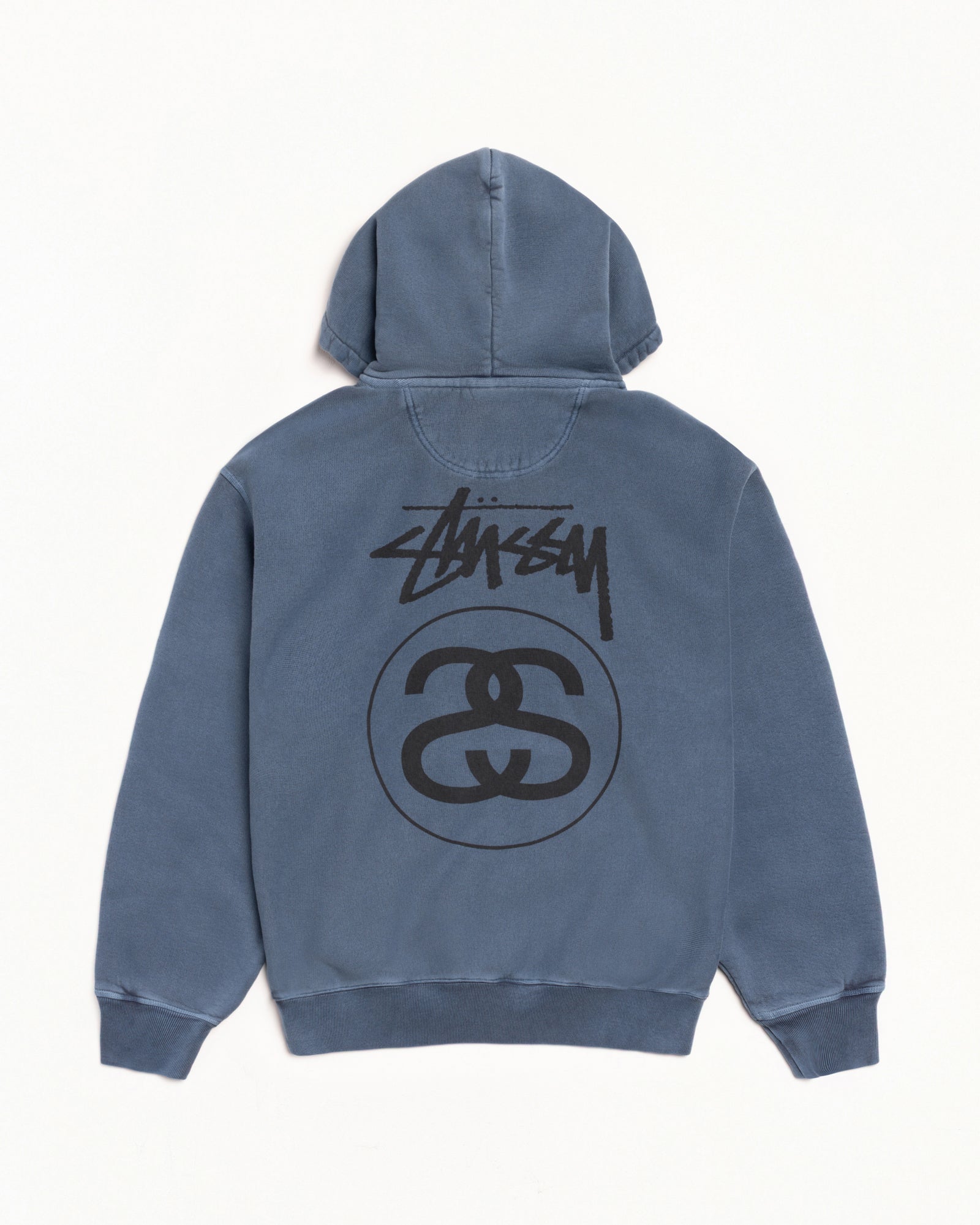Stock Link Hoodie Pigment Dyed – Navy | Sweats | Stüssy Japan