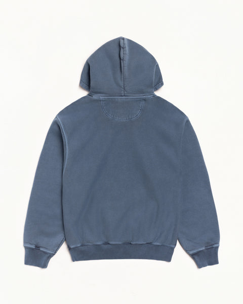 Stussy Wear Pig. Dyed Hood Mens Long Sleeve In Navy